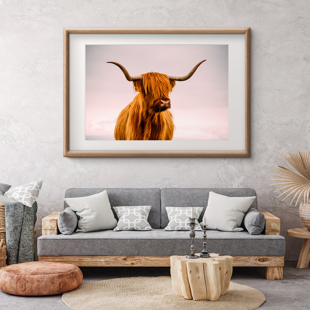 Highland Cow Wall Poster Art Print-Horizontal Posters NOT FRAMED-CetArt-10″x8″ inches-CetArt