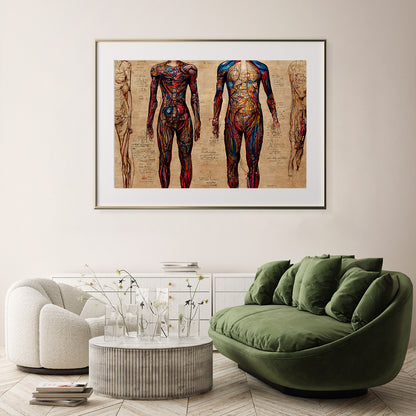 Human Anatomy Wall Posters For Room-Horizontal Posters NOT FRAMED-CetArt-10″x8″ inches-CetArt
