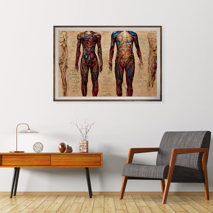 Human Anatomy Wall Posters For Room-Horizontal Posters NOT FRAMED-CetArt-10″x8″ inches-CetArt