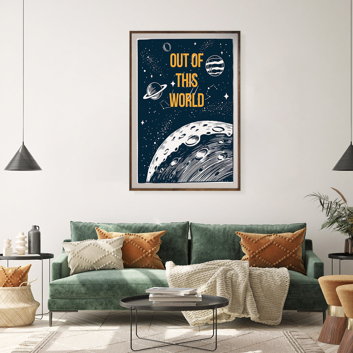 Motivational Quote Posters Out of This World Decor for Wall-Vertical Posters NOT FRAMED-CetArt-8″x10″ inches-CetArt