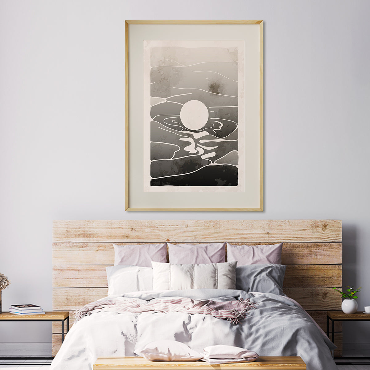 Japan Poster Sunrise Contemporary Art Prints-Vertical Posters NOT FRAMED-CetArt-8″x10″ inches-CetArt