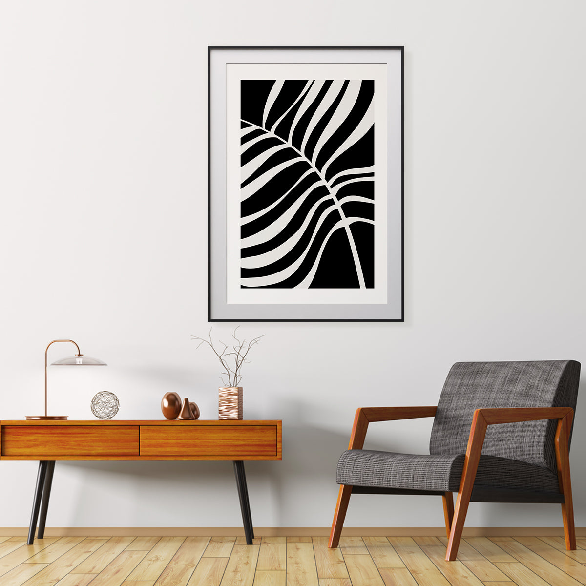 Abstract Leaf Modern Art Prints And Posters-Vertical Posters NOT FRAMED-CetArt-8″x10″ inches-CetArt