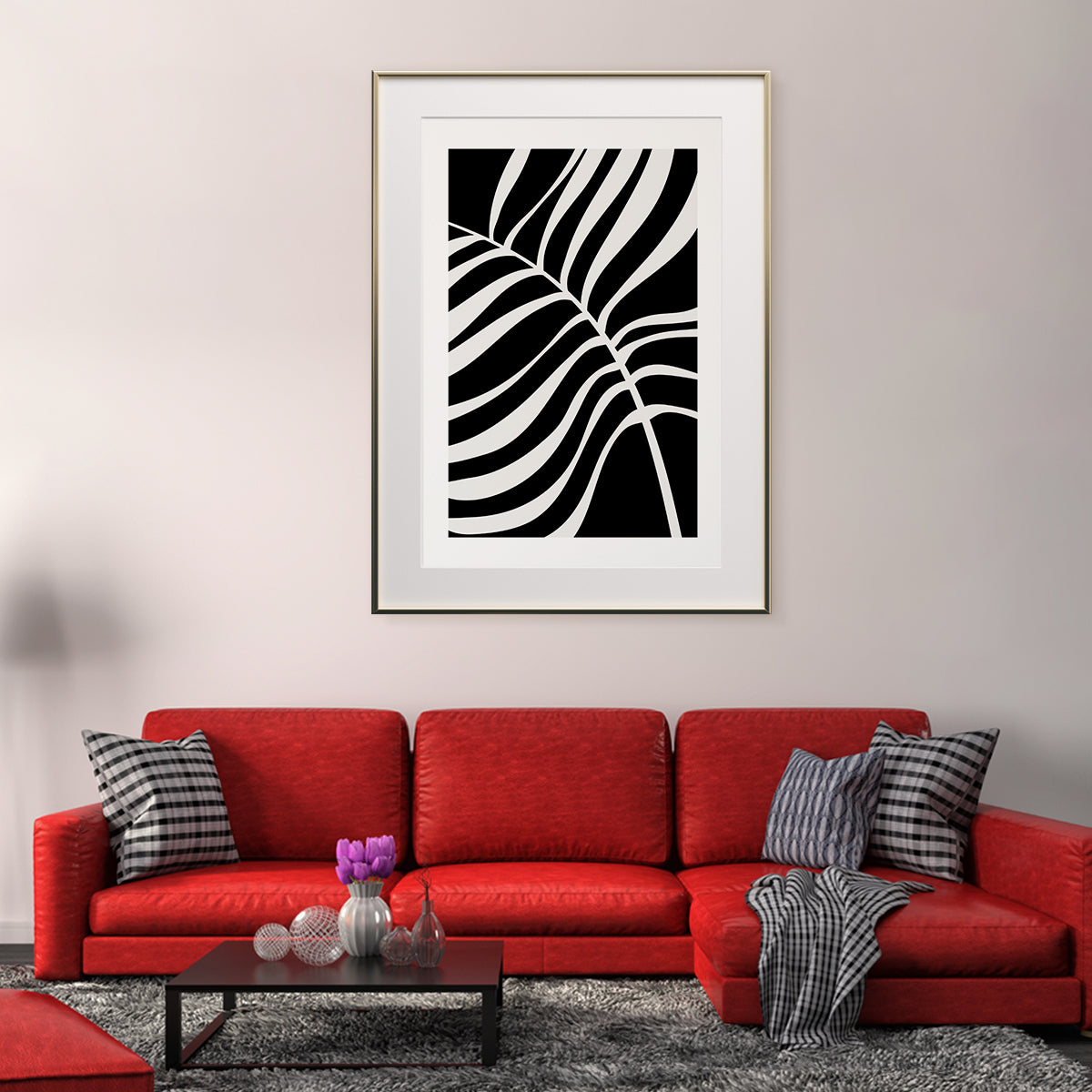 Abstract Leaf Modern Art Prints And Posters-Vertical Posters NOT FRAMED-CetArt-8″x10″ inches-CetArt