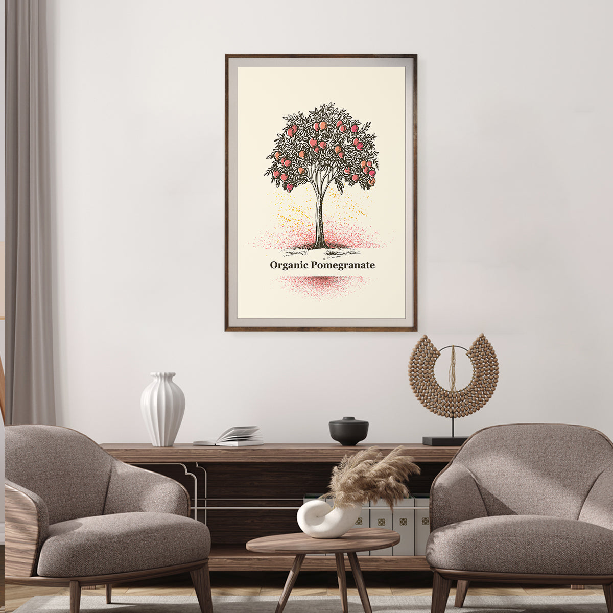 Pomegranate Tree Vintage Posters Decor For Room-Vertical Posters NOT FRAMED-CetArt-8″x10″ inches-CetArt