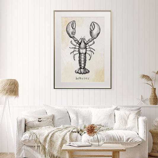 Lobster Vintage Posters Posters Decoration for Interior-Vertical Posters NOT FRAMED-CetArt-8″x10″ inches-CetArt