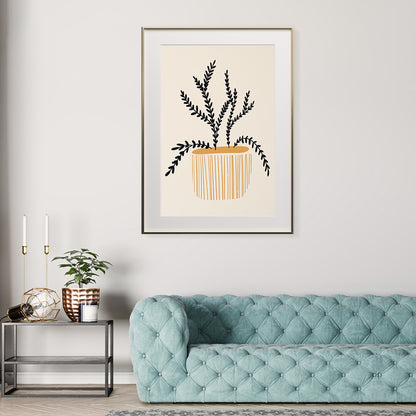 Minimalist Plant Vintage Posters For Home Decor-Vertical Posters NOT FRAMED-CetArt-8″x10″ inches-CetArt