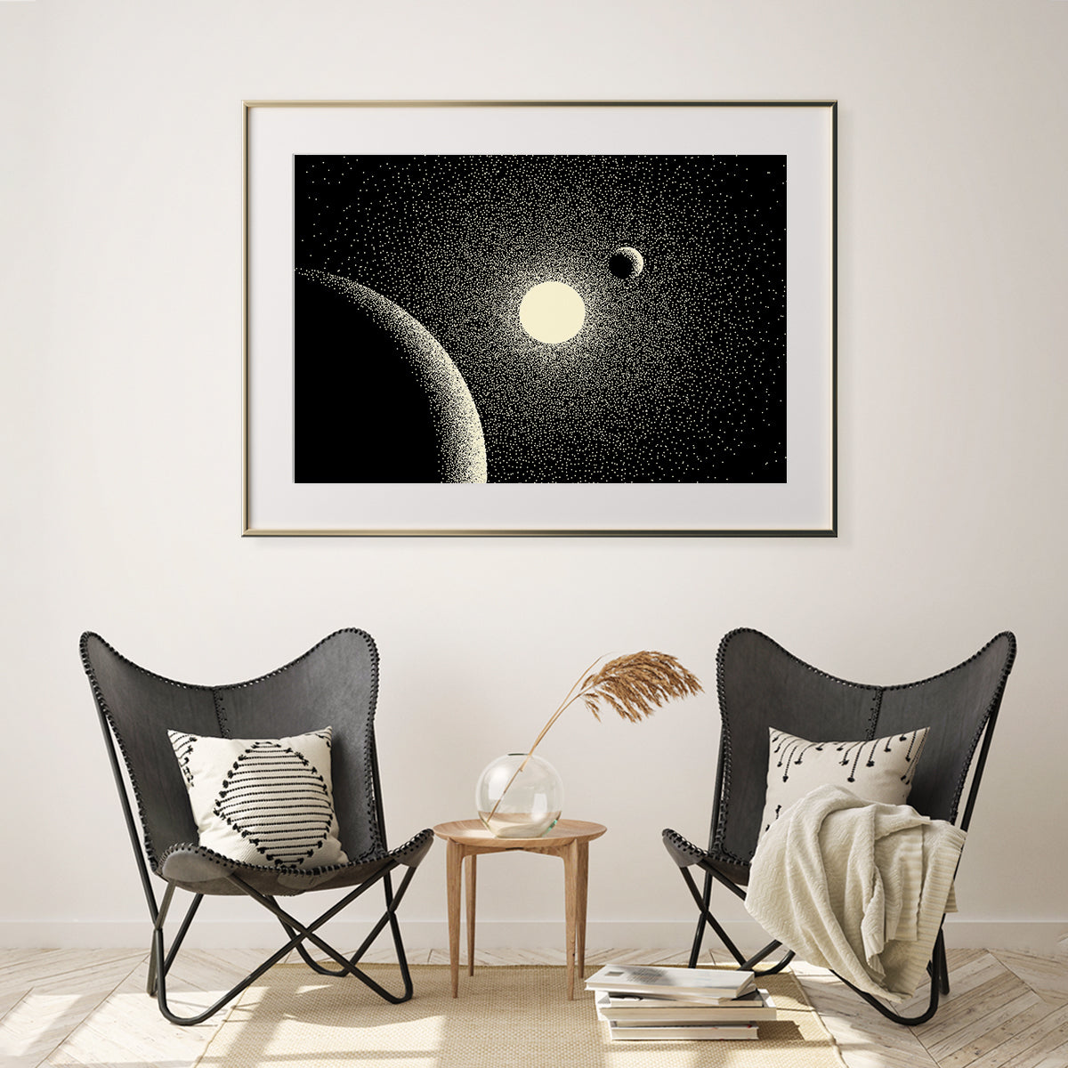 Space Landscape Planet Retro Posters Wall Art-Horizontal Posters NOT FRAMED-CetArt-10″x8″ inches-CetArt