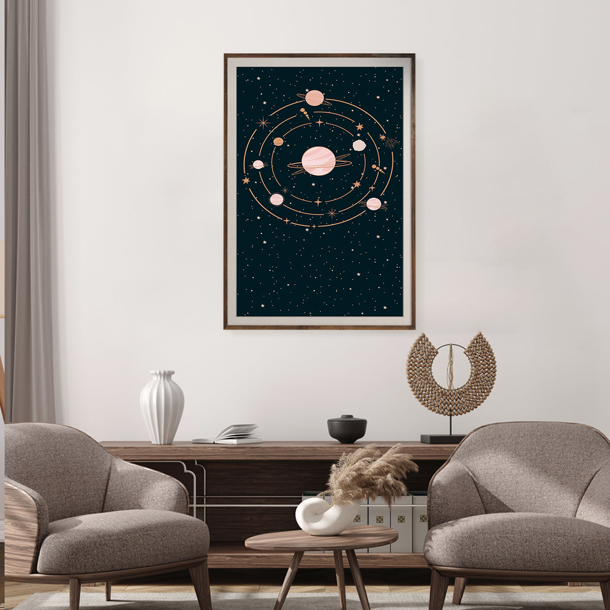 Vintage Solar System Poster-Vertical Posters NOT FRAMED-CetArt-8″x10″ inches-CetArt
