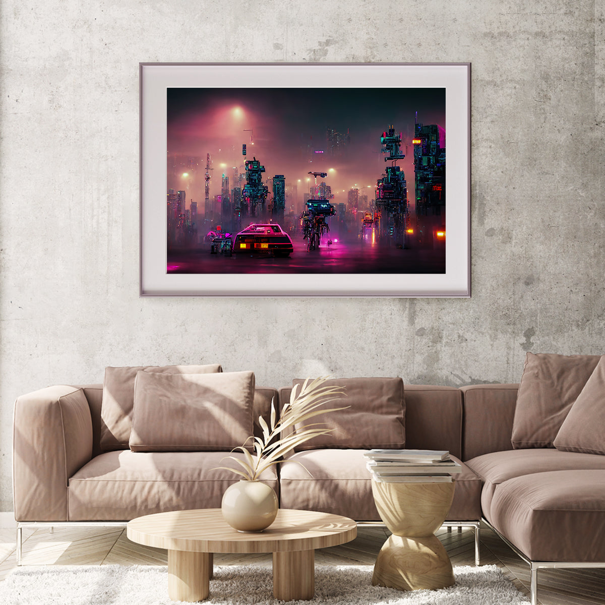Abstract Modern City Poster For Home Decor-Horizontal Posters NOT FRAMED-CetArt-10″x8″ inches-CetArt