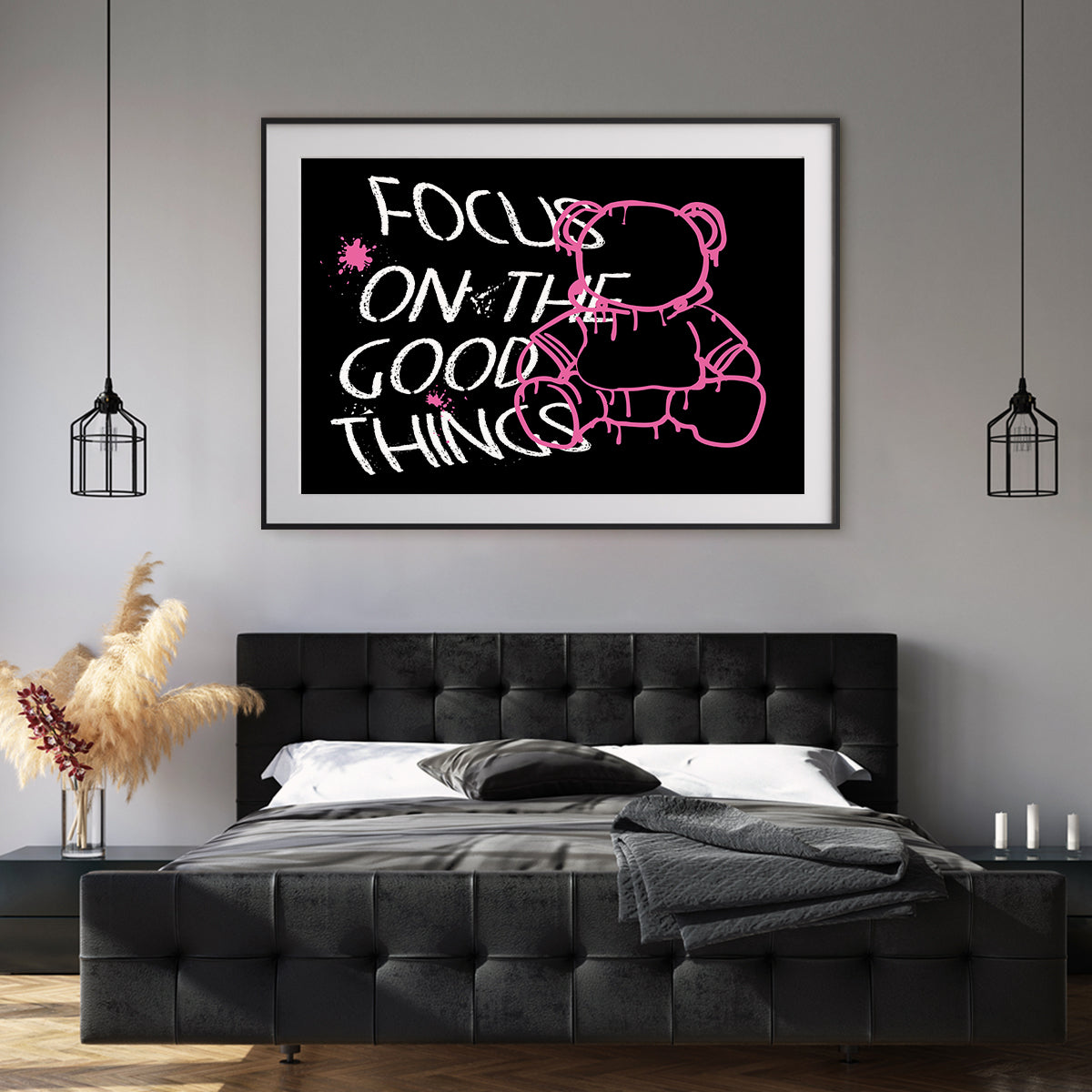 Focus on Good Things Motivational Quote Posters-Horizontal Posters NOT FRAMED-CetArt-10″x8″ inches-CetArt