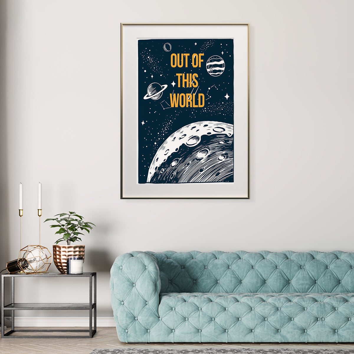 Motivational Quote Posters Out of This World Decor for Wall-Vertical Posters NOT FRAMED-CetArt-8″x10″ inches-CetArt