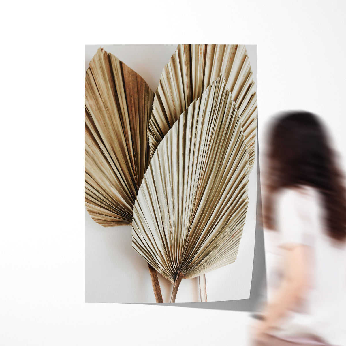 Stylish Dry Palm Leaves Poster Print Gift Wall Art-Vertical Posters NOT FRAMED-CetArt-8″x10″ inches-CetArt