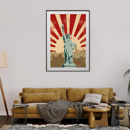 Statue of Liberty New York City Vintage Posters Ideas-Vertical Posters NOT FRAMED-CetArt-8″x10″ inches-CetArt