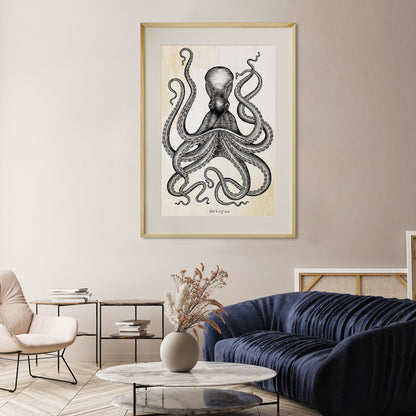 Vintage Octopus Posters For Home-Vertical Posters NOT FRAMED-CetArt-8″x10″ inches-CetArt