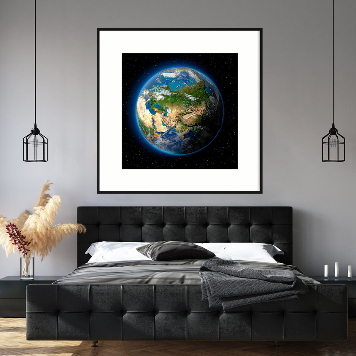 Planet Earth Posters For Living Room Wall-Square Posters NOT FRAMED-CetArt-8″x8″ inches-CetArt