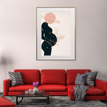 Abstract Pregnant Woman Posters-Vertical Posters NOT FRAMED-CetArt-8″x10″ inches-CetArt