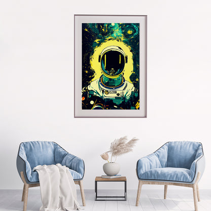 Abstract Astronaut in Spacesuit Posters Wall Art Prints-Vertical Posters NOT FRAMED-CetArt-8″x10″ inches-CetArt