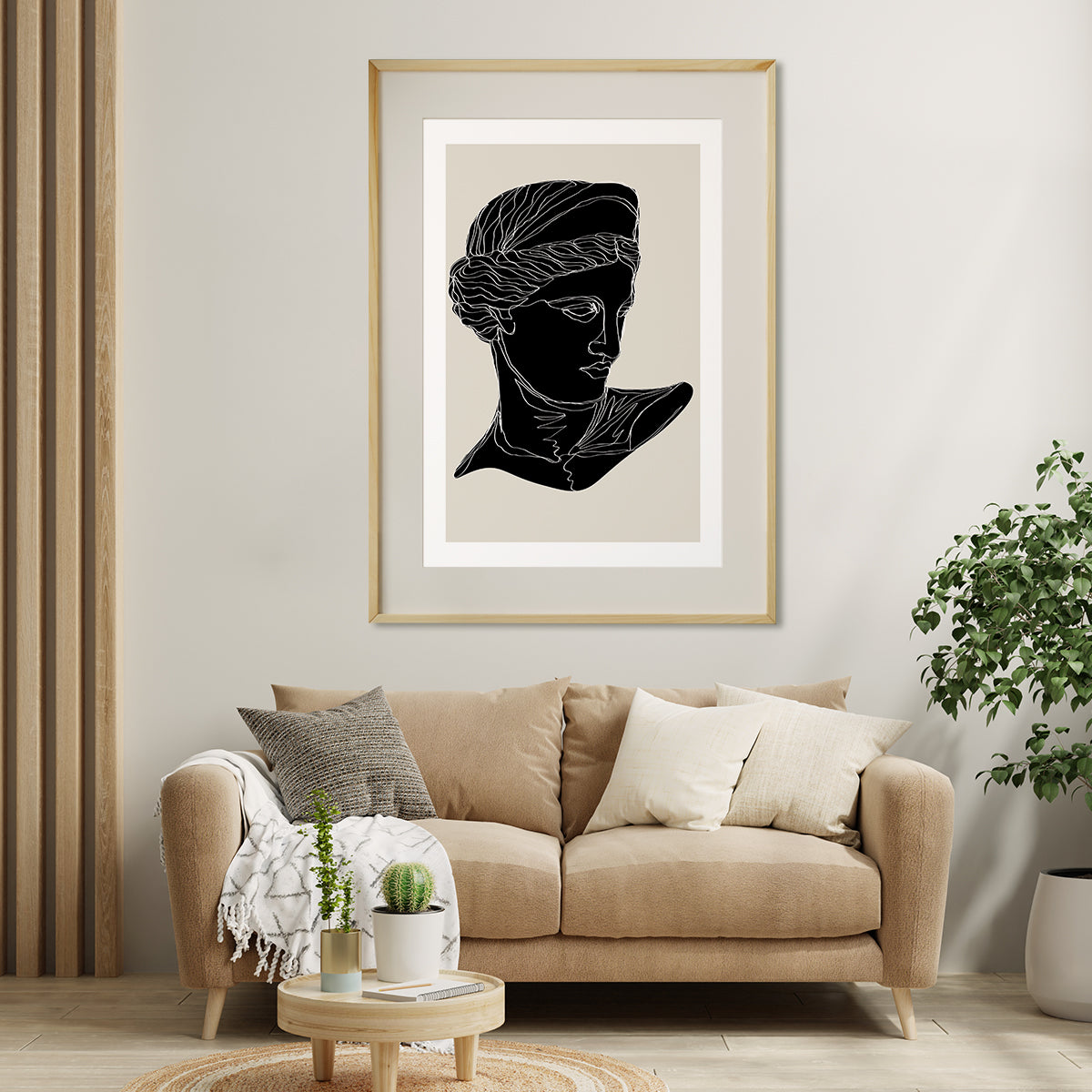 Antique Sculptures Silhouette Vintage Posters For Room-Vertical Posters NOT FRAMED-CetArt-8″x10″ inches-CetArt