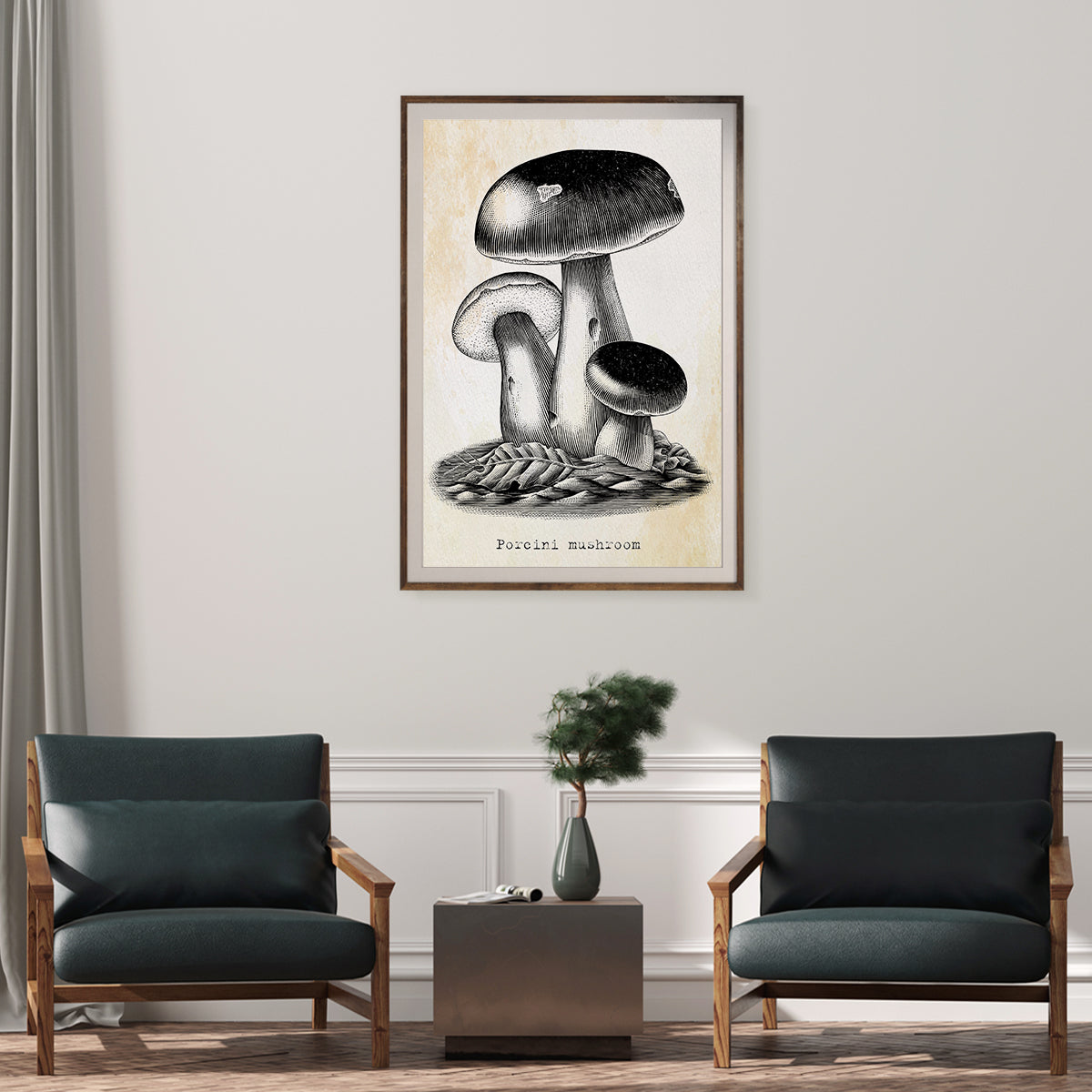 Porcini Mushroom Vintage Posters For Room-Vertical Posters NOT FRAMED-CetArt-8″x10″ inches-CetArt