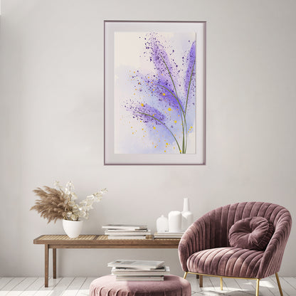 Abstract Lavender Minimalist Famous Modern Art Prints-Vertical Posters NOT FRAMED-CetArt-8″x10″ inches-CetArt