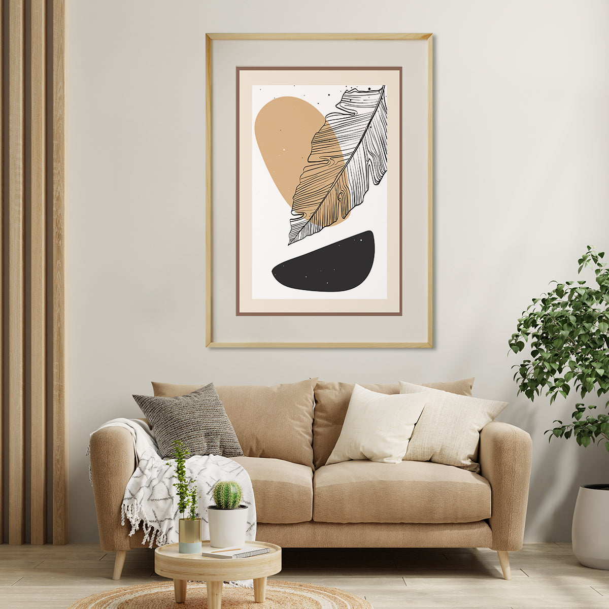 Abstract Leaves Famous Modern Art Prints Wall Decor-Vertical Posters NOT FRAMED-CetArt-8″x10″ inches-CetArt