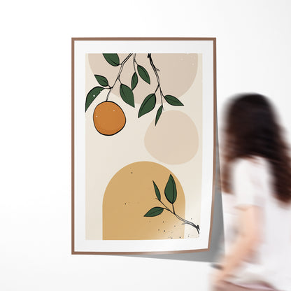 Abstract Vintage Oranges Boho Art Posters For Home And Office-Vertical Posters NOT FRAMED-CetArt-8″x10″ inches-CetArt