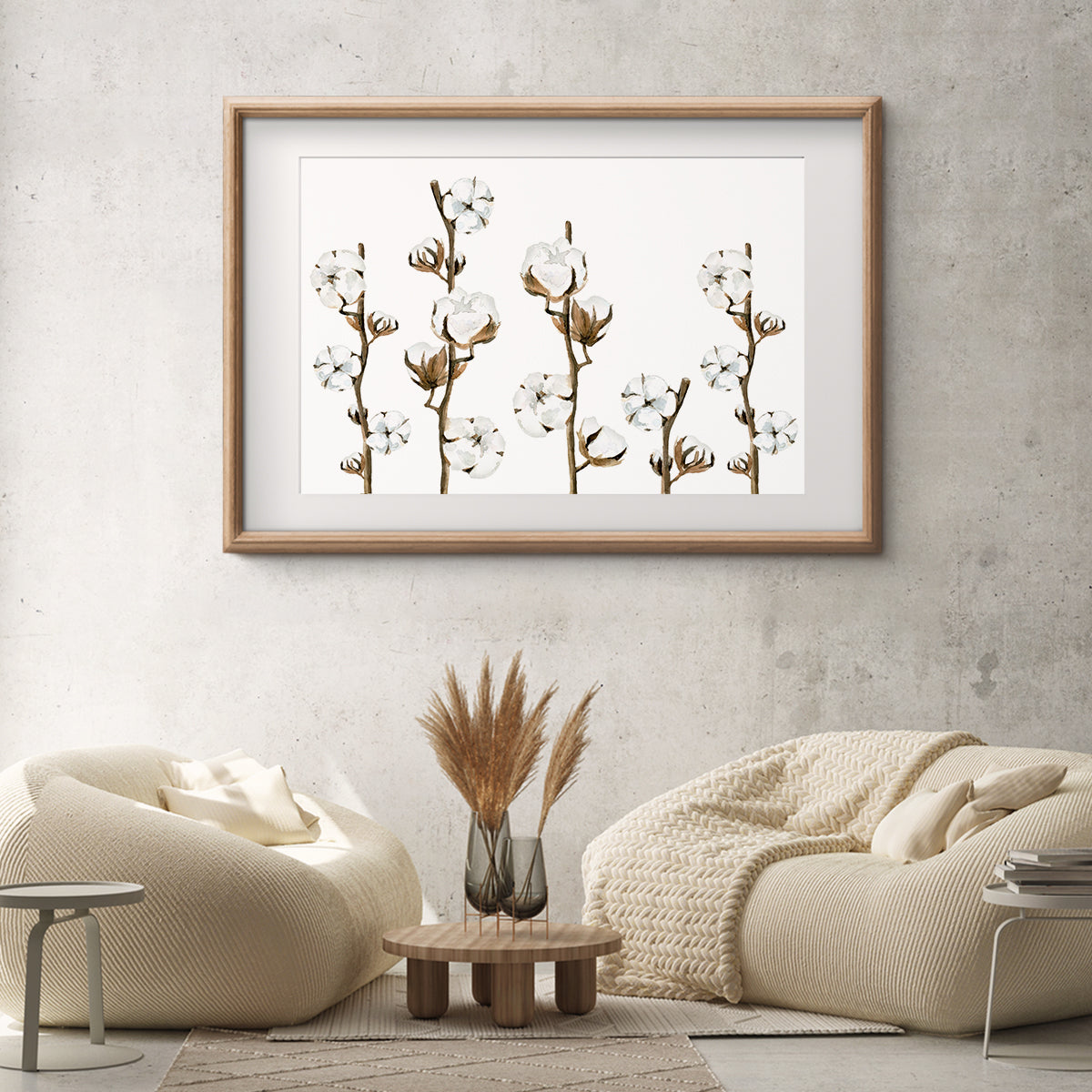 Cotton Branches Posters For Home Decor-Horizontal Posters NOT FRAMED-CetArt-10″x8″ inches-CetArt