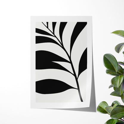 Plant Posters Black Leaf Wall Art-Vertical Posters NOT FRAMED-CetArt-8″x10″ inches-CetArt