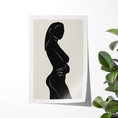 Women Silhouette Boho Art Posters For Home Decor-Vertical Posters NOT FRAMED-CetArt-8″x10″ inches-CetArt