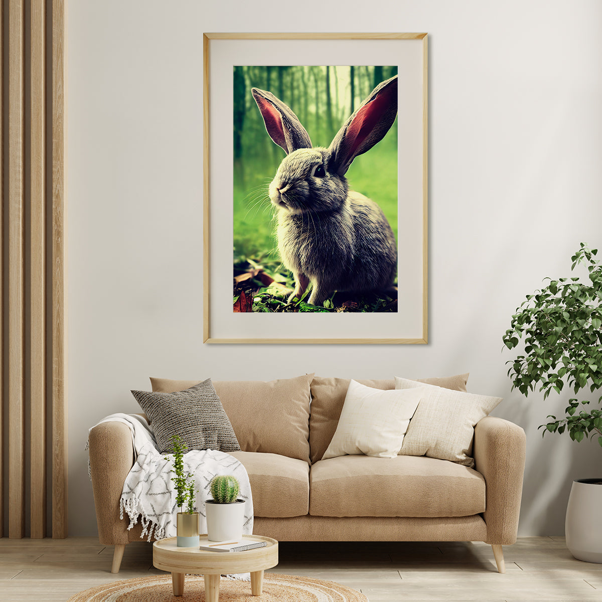 Cute Rabbit Poster Decorations For Home-Vertical Posters NOT FRAMED-CetArt-8″x10″ inches-CetArt