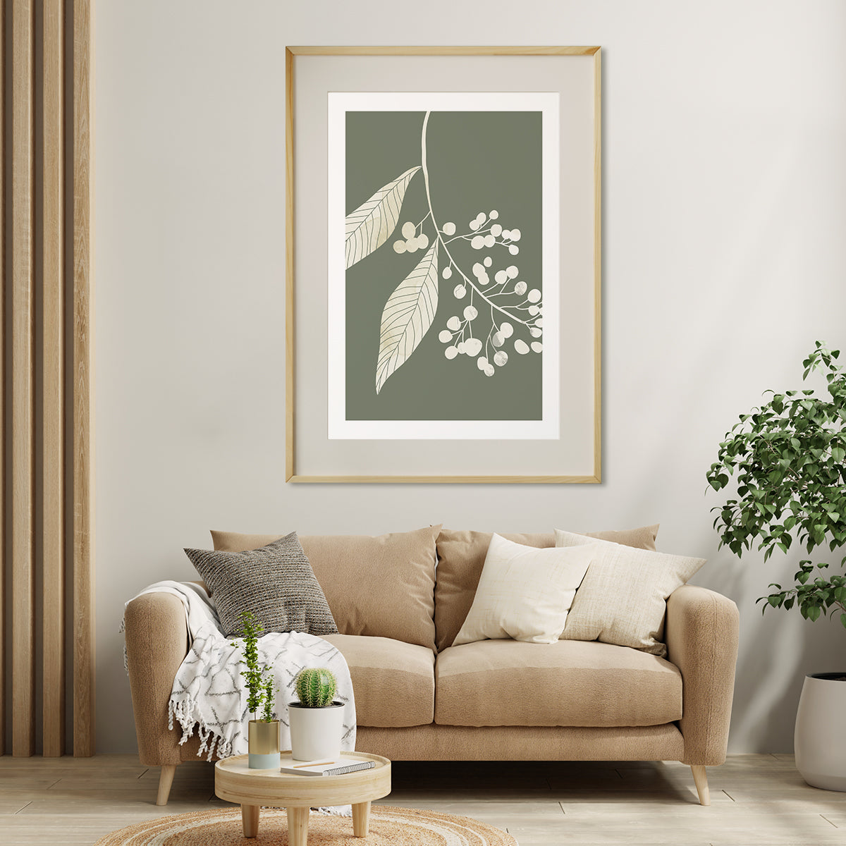 Green Leaf Wall Art Plant Posters-Vertical Posters NOT FRAMED-CetArt-8″x10″ inches-CetArt