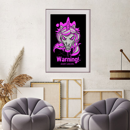 Angry Unicorn Quote Posters for Wall-Vertical Posters NOT FRAMED-CetArt-8″x10″ inches-CetArt