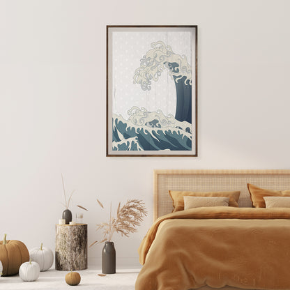 Ocean Waves Vintage Art Posters-Vertical Posters NOT FRAMED-CetArt-8″x10″ inches-CetArt