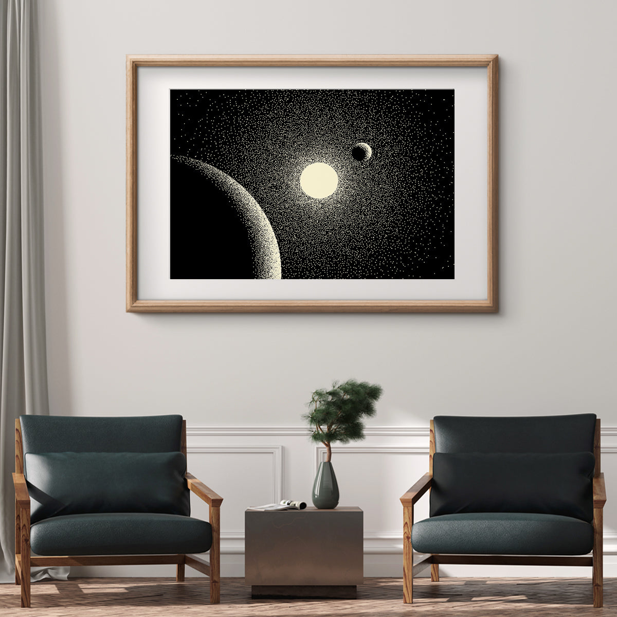 Space Landscape Planet Retro Posters Wall Art-Horizontal Posters NOT FRAMED-CetArt-10″x8″ inches-CetArt