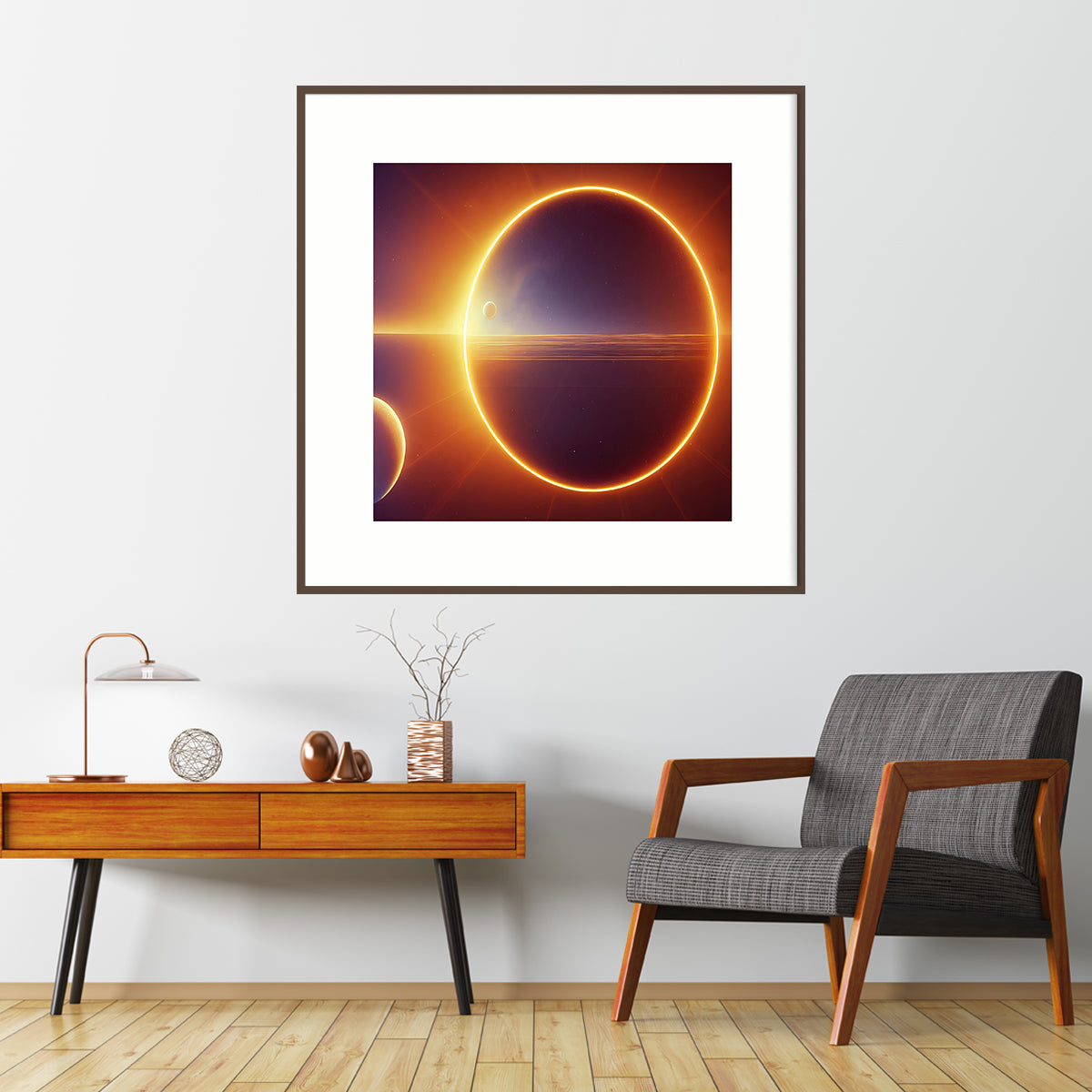 Sunshine in Space Posters And Wall Art Prints For Room-Square Posters NOT FRAMED-CetArt-8″x8″ inches-CetArt