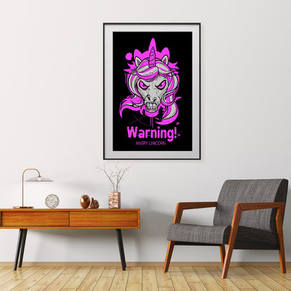 Angry Unicorn Quote Posters for Wall-Vertical Posters NOT FRAMED-CetArt-8″x10″ inches-CetArt