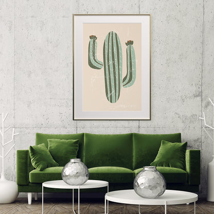 Vintage Cactus Home Decor Poster-Vertical Posters NOT FRAMED-CetArt-8″x10″ inches-CetArt