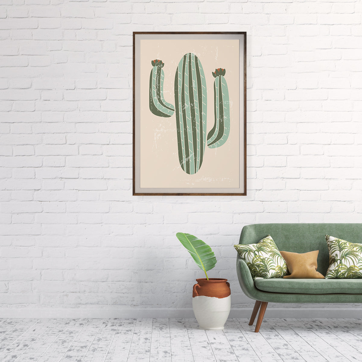 Vintage Cactus Home Decor Poster-Vertical Posters NOT FRAMED-CetArt-8″x10″ inches-CetArt