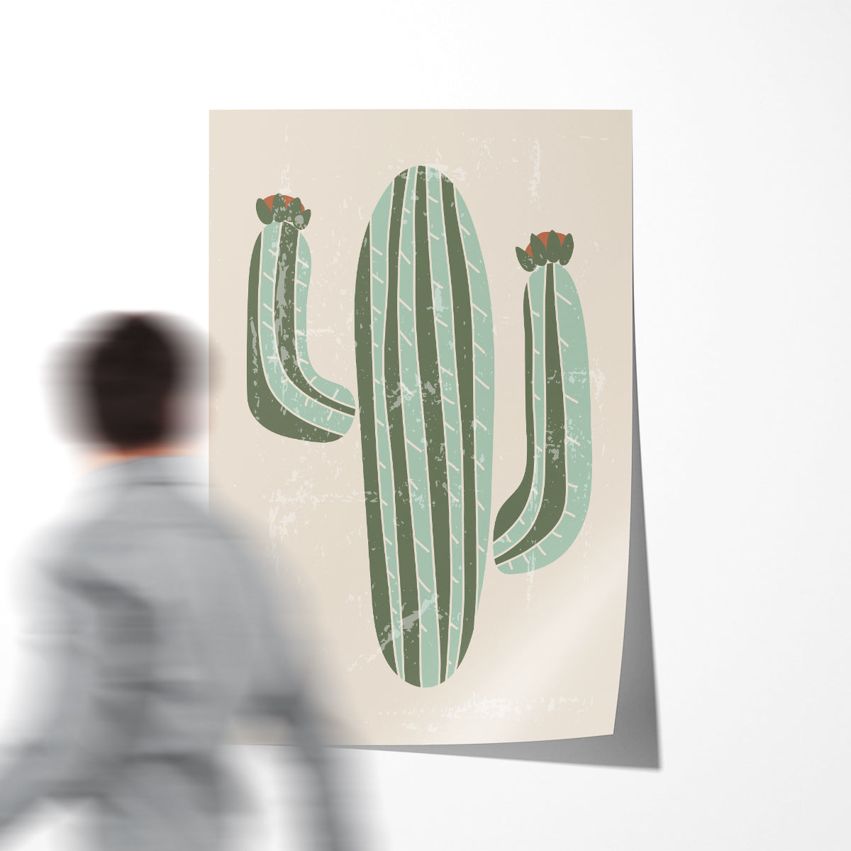 Vintage Cactus Home Decor Poster-Vertical Posters NOT FRAMED-CetArt-8″x10″ inches-CetArt