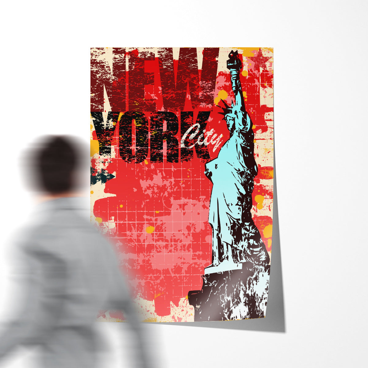 Statue of Liberty Grunge Style Posters For Wall Decor-Vertical Posters NOT FRAMED-CetArt-8″x10″ inches-CetArt