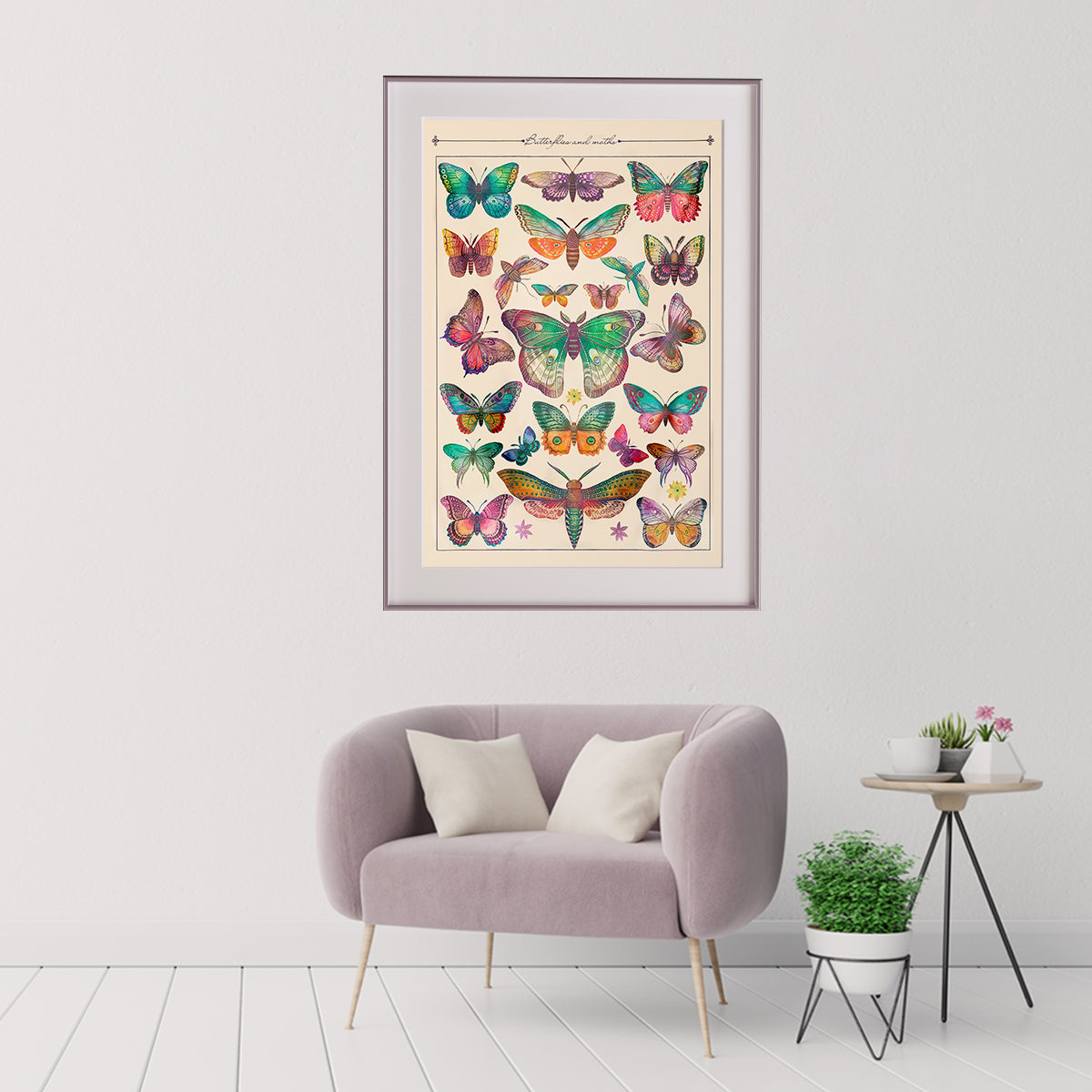 Butterfly Poster Vintage Wall Decor-Vertical Posters NOT FRAMED-CetArt-8″x10″ inches-CetArt