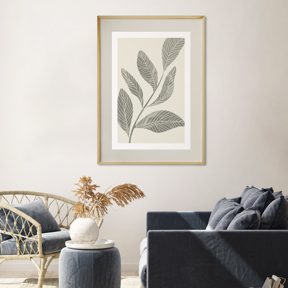 Vintage Green Leaves Botanical Office Posters Wall Art-Vertical Posters NOT FRAMED-CetArt-8″x10″ inches-CetArt