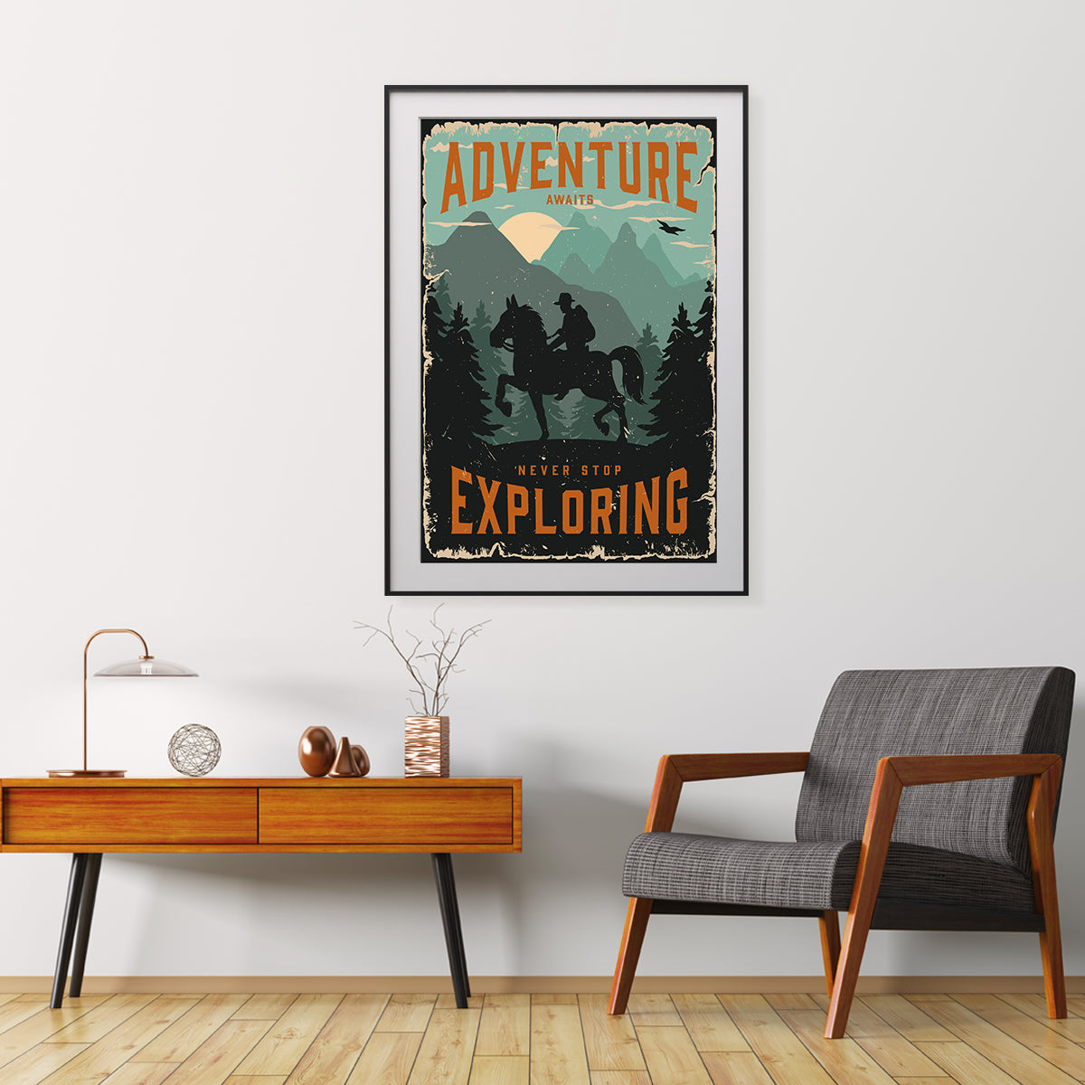 Never Stop Exploring Quotes Posters For Travel Lovers-Vertical Posters NOT FRAMED-CetArt-8″x10″ inches-CetArt