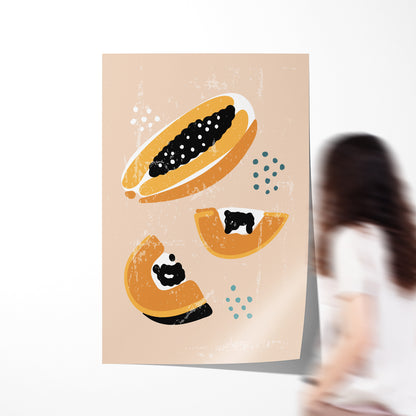 Summer Fruits Melon Posters For Kitchen-Vertical Posters NOT FRAMED-CetArt-8″x10″ inches-CetArt