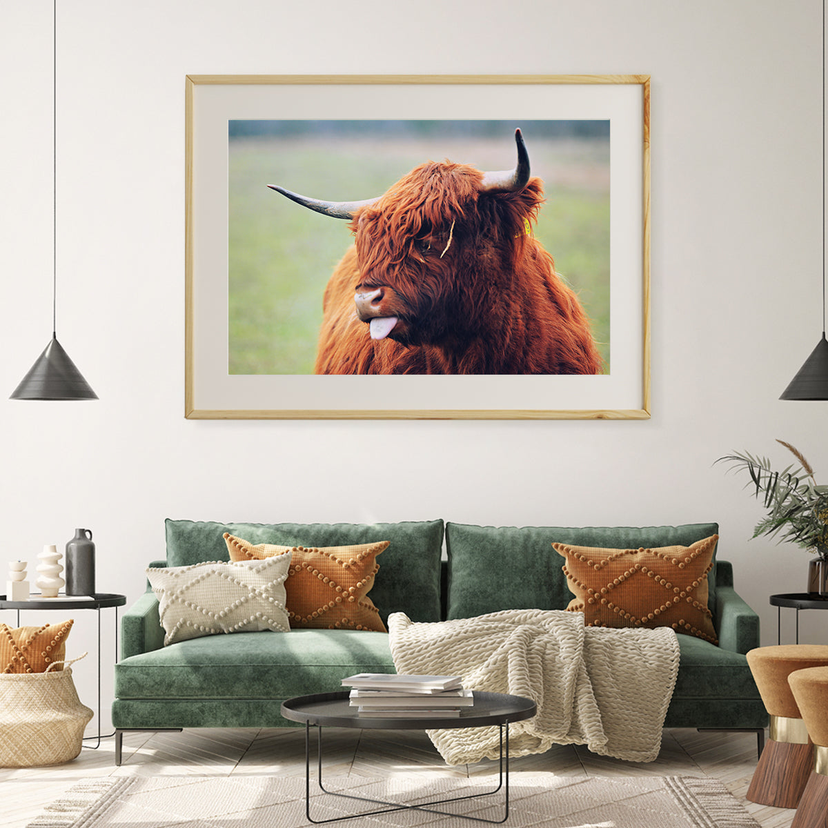 Highland Bull Poster Printing-Horizontal Posters NOT FRAMED-CetArt-10″x8″ inches-CetArt