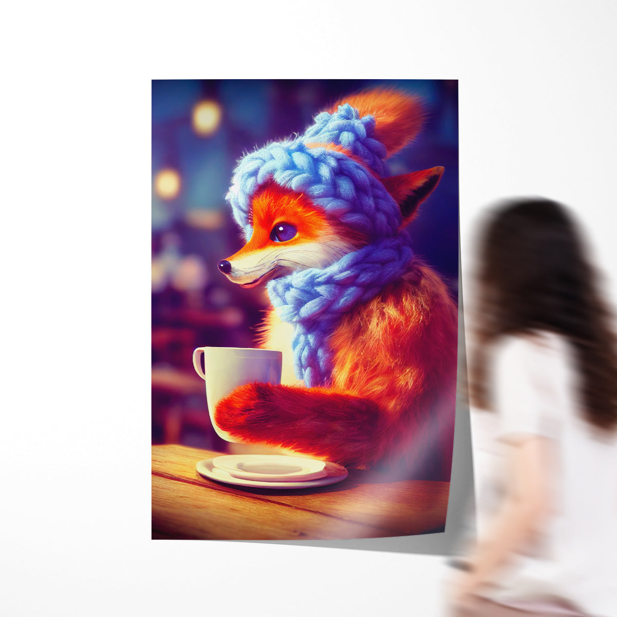 Adorable Red Fox Posters For Living Room Wall Decor-Vertical Posters NOT FRAMED-CetArt-8″x10″ inches-CetArt