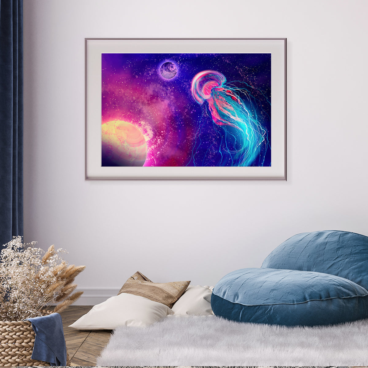 Space Jellyfish Abstract Posters For Home Decor-Horizontal Posters NOT FRAMED-CetArt-10″x8″ inches-CetArt