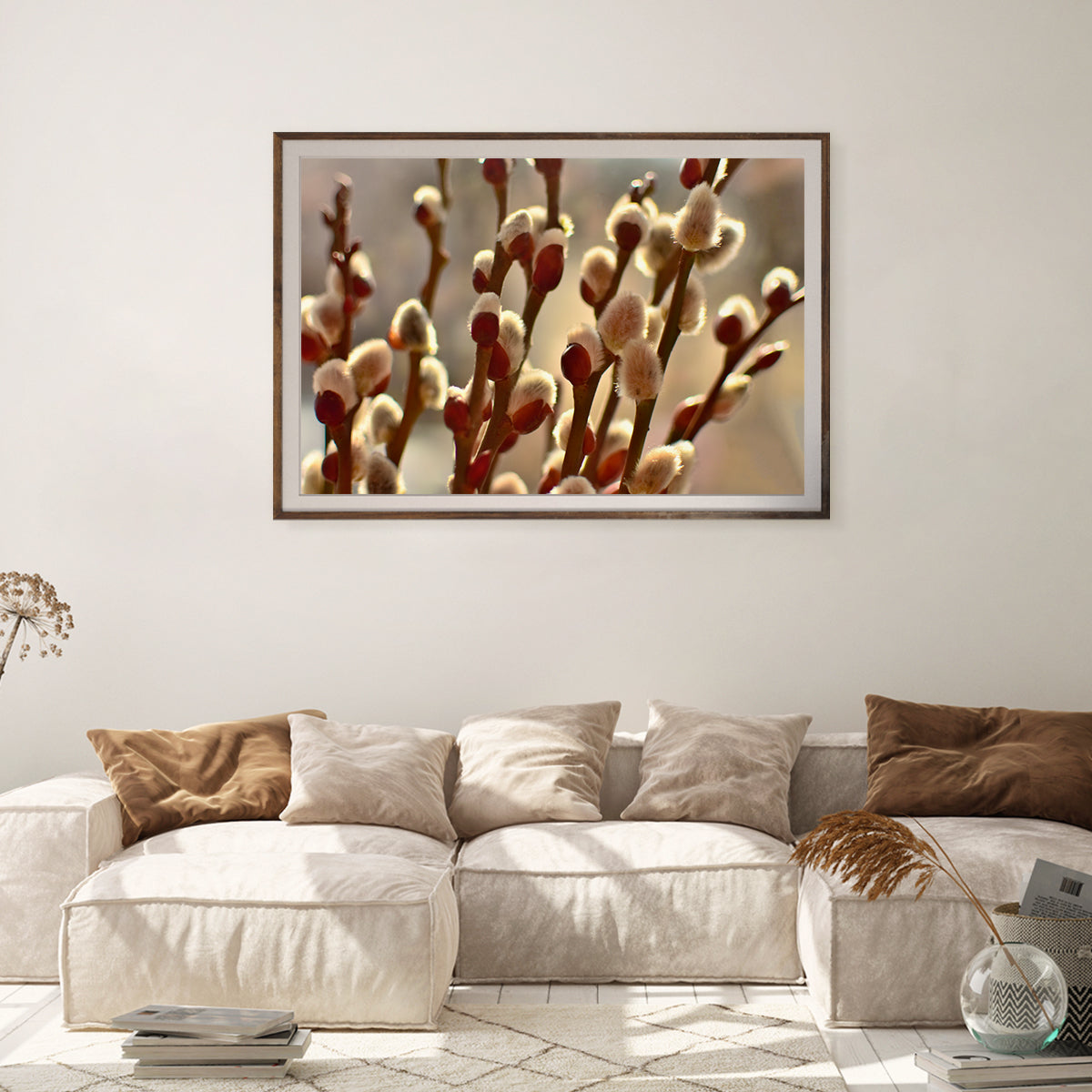 Willow Branches Posters Prints Wall Decor-Horizontal Posters NOT FRAMED-CetArt-10″x8″ inches-CetArt