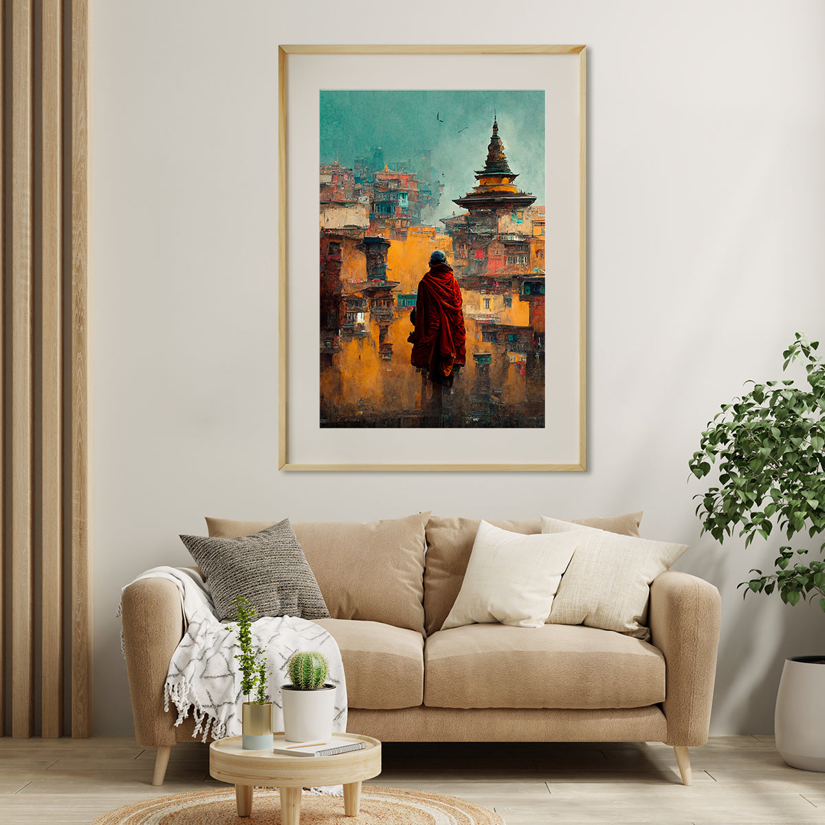 Fantastic Lost Ancient City Modern Art Print For Interior Decoration-Vertical Posters NOT FRAMED-CetArt-8″x10″ inches-CetArt