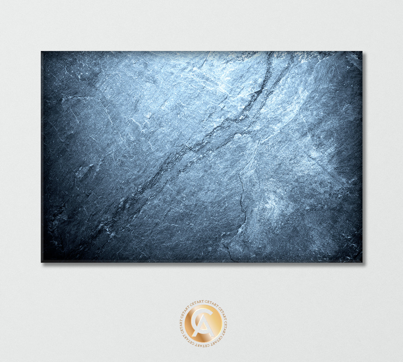 Dark Gray Abstract Grunge Pattern Canvas Print-Canvas Print-CetArt-1 Panel-24x16 inches-CetArt